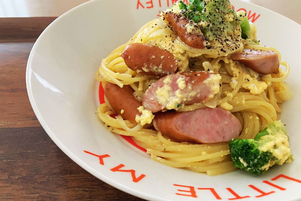 ブロッコリーカルボナーラ